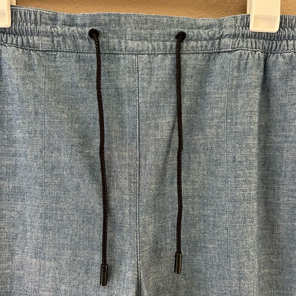 Proenza Schouler Drawstring Soft Denim Pants - Picture 6 of 10